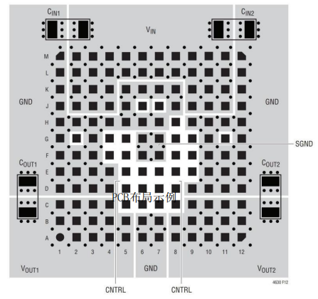 4630两路18A或单路36A 中山一体式塑封可调降压模块，替代LTM4630